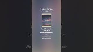 The Best We Were #music #sunoai
