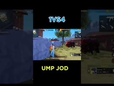1VS4 UMP CLUTCH 🎯‼️ #freefire #trending #ytshots