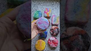 Felted Soaps!  Handmade Wool Felting #soapmaking #diy #handcrafted #handmade #ecofriendly #soap