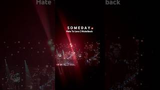 Someday 2/3 #liveconcert @nickelback #hatetolove #vancouver #bcplace #ystshorts #alternativerock