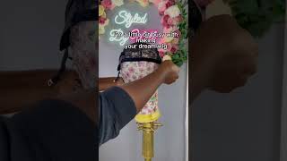 Custom Wig Making #wig #gluelesswig #hairtok #wigs #hair #wigmaking #wigmaker