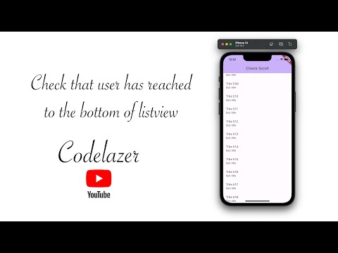 Check that user has reached to the bottom of listview in flutter