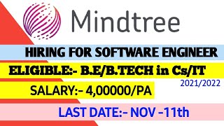 Mindtree Jobs for Fresher #workfromhomejobs  || Jobs in Hyderabad || Software Jobs 2021