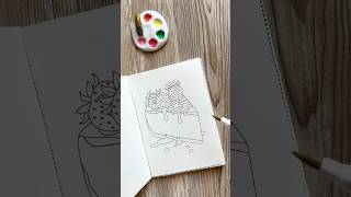 Comment next 🎨 #kawaiicoloring #kawaii #kawaiiart #kidscoloring #shortsvideo #coloring #satisfying