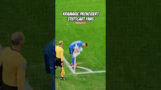 Kramaric provoziert Stuttgart Fans 🙈 #tsghoffenheim #vfbstuttgart #bundesliga