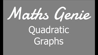 Quadratic Graphs