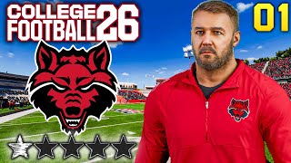 Rebuilding 1-Star Arkansas State | College Football 26 Dynasty Ep.1