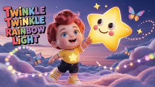 Twinkle Twinkle Rainbow Light 🌈✨ | Magical Nursery Rhyme for Kids | Anju Rhymes TV|