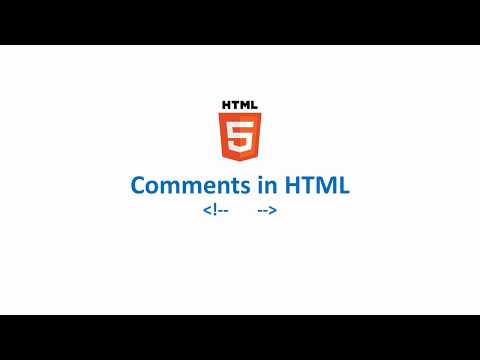 Comment Tag in HTML