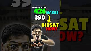 426 out of 390 in BITSAT Exam How?🤔😱 #jee #jee2025 #jeemains #jeeadvanced #shorts #education #bitsat