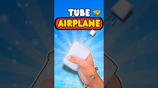 World's Best Tube Airplane Tutorial🤗✈️ Viral Circular Airplane #shorts #diy #origami #paperplane