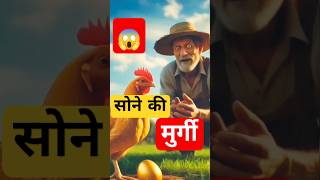 The golden hen and the greedy farmer#shorts #shortvideo #shortsfeed #ai #hen #kahani #hindistories