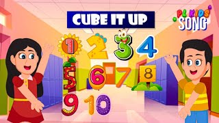 Cube Numbers Song! Fun Math Song for Kids | Learn Cubes 1 to 10 | Educational Music | PLKids
