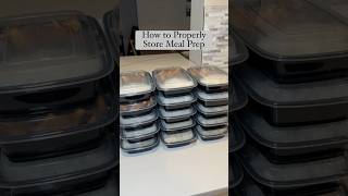 How to Store Meal Prep