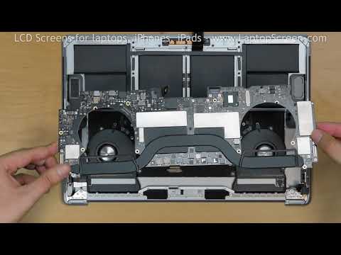 Apple MacBook Pro 15 Model A1707 Teardown and Touch Bar replacement guide.