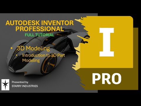 25 - Introduction to 3D Modeling | 3D Modeling | Autodesk Inventor Professional Tutorial