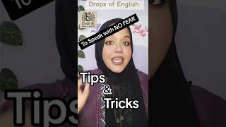 Speak with NO FEAR Tips for NO anxiety #english #englishlanguageskills #speakenglish #shorts #fyp
