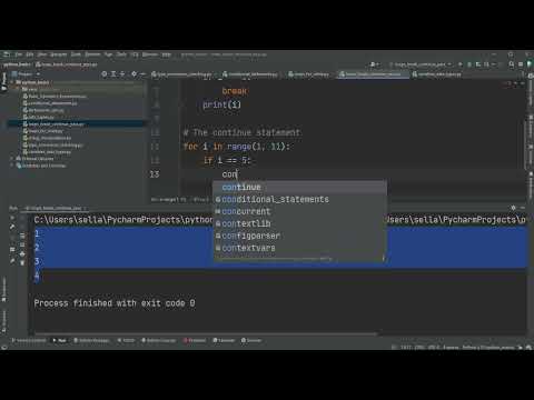 Loop Control Statements (break, continue, pass) in Python 3