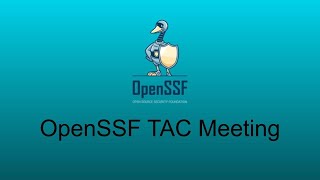 OpenSSF TAC  (May 16, 2023)