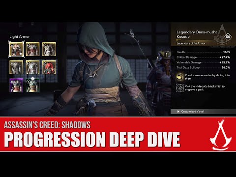 Assassin's Creed Shadows - Deep Dive into Progression