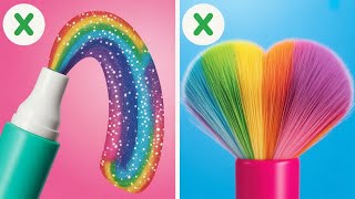 Easy DIY Back-to-School Crafts: Gold vs Normal Art Students by 123GO! Trends