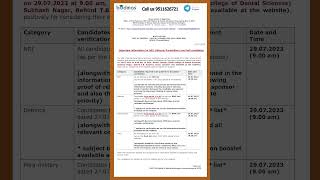Important Information For NRI | #neetug2023 #mbbs #shortsvideo #shorts