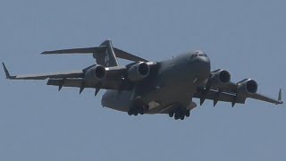 Picture Perfect C-17 and KC-135 Demo Over Beale Air and Space Expo 2025