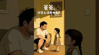 爸爸至从有了你和妈妈，你们就是爸爸最好的朋友#人生感悟 #情感共鸣 #内容过于真实 #motivation #illustration  #心灵感悟 #sad #现实生活中的名言 #quotes