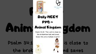 Daily NEET PYQ - Animal Kingdom (NEET 2021) #day27 #neet2026 #class11biology #animalkingdom #ncert