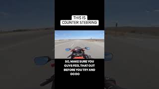This is Counter Steering (Focus on leaning) You also counter steer a bicycle with less effort