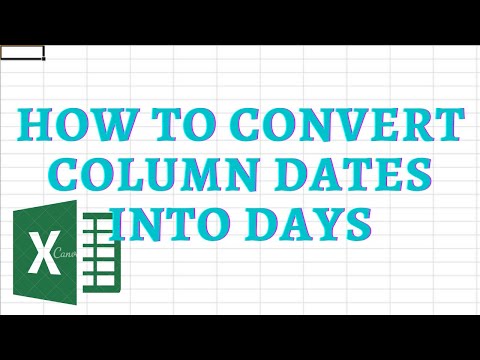 How to convert Column Dates into Days | MS-Excel Tricks | How's That Tech #shorts