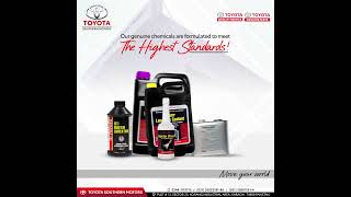 Toyota Southern Motors offers a wide range of high-quality chemicals for your Toyota.