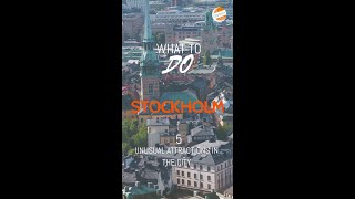Unusual Attractions in Stockholm - ( What To Do In Stockholm ) #shorts #travel #stockholm #sweden