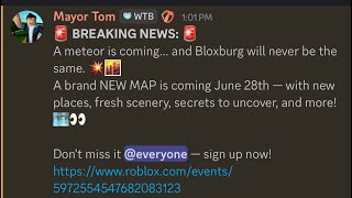 New map coming soon (June 28th) #welcometobloxburgbeta #positivemovement
