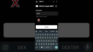 What's Crypto Dex? Blum code | #blum #blumcode #blumprice #ytshorts #ytworld #viralshorts