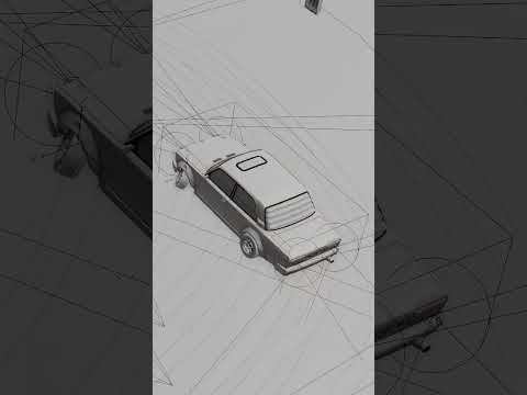 Car Cinematic Breakdown  #automobile #drifting #cinematic #drift #blender #cgi #cg #vaz #ваз