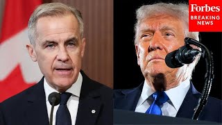 Watch Trump's Response About Negotiations With Canada Hours Before Increasing Tariffs On Neighber