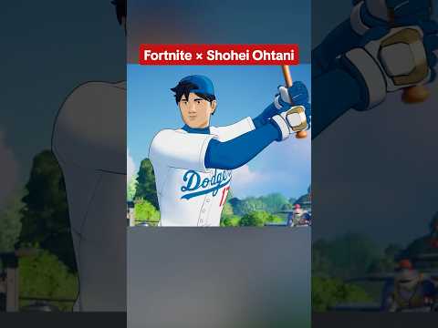 Shohei Ohtani will be the first MLB player to be in the Fortnite item shop! #fortnite #shoheiohtani