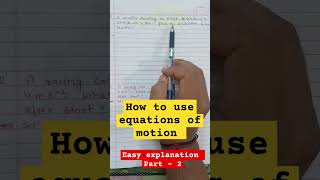 equations of motion | how to use | class 9 | numerical solve trick | swl | gulshan #class9science