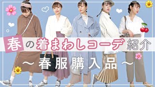 【春服購入品】たくさん着まわします!!春服コーデをご紹介🌸【1週間コーデ以上】
