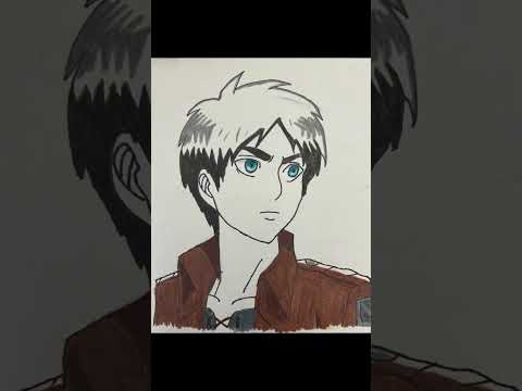 My works #eren #attackontitan #enime #drawing #colors