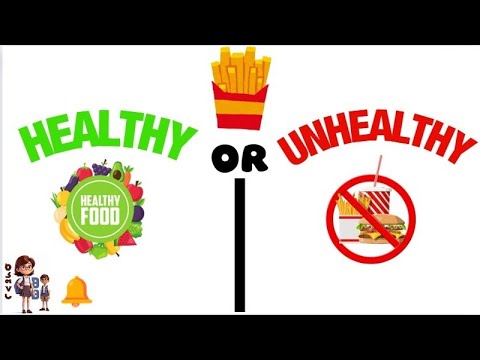 🍎🍪 Healthy vs. Unhealthy Food for Kids! 🍔🥦|WITH YOUR FRIEND 👧🏾|Healthy vs. Unhealthy Food✨