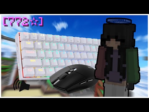 🔊 Keyboard + Mouse Sounds 🔊 │ASMR Hypixel Solo Bedwars