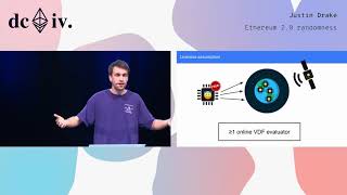 Ethereum 2.0 randomness by Justin Drake (Devcon4)
