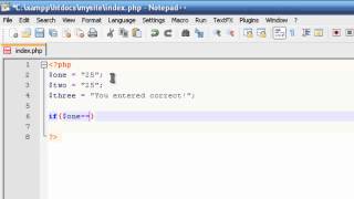 PHP Tutor - 4 If Else conditon in PHP.mp4