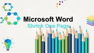 SHRINK TO ONE PAGE | Microsoft Word Tips & Tricks