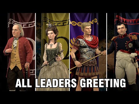 CIVILIZATION 7 ALL LEADERS GREETING SPEECH (4K)