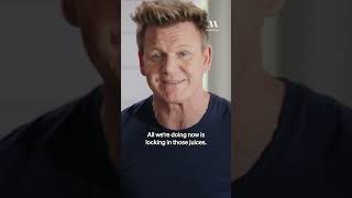 That brush of dijon 👌 Beef Wellington Part 1 #gordonramsay #cooking #cookingtips