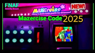 Mazercise Code *2025* | FNAF Security Breach *NEW*