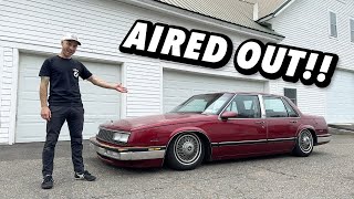 BAGGING MY 89 BUICK LESABRE! (FIRST AIR OUT!)
